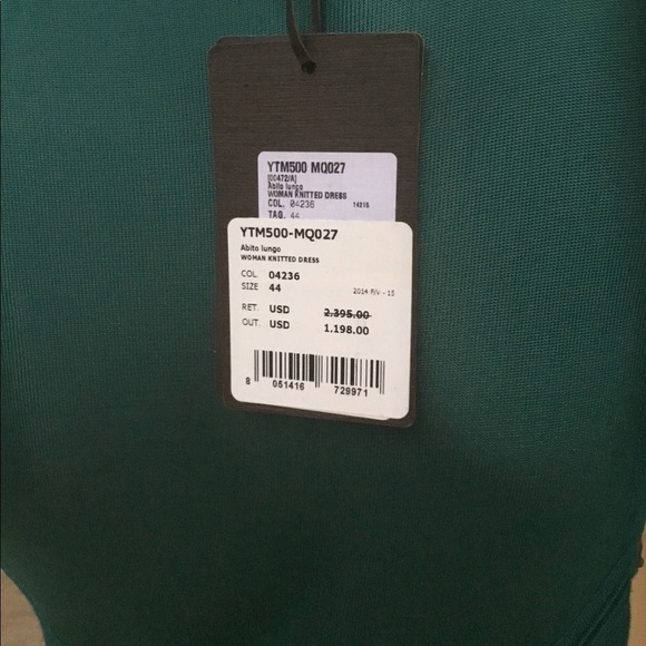 Roberto CAVALLI FLOOR LENGHT GOWNSIZE 44 ITALIAN -US LARGE - Picture 8 of 11